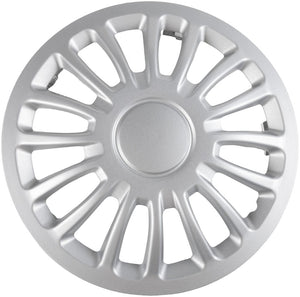 Set copricerchi auto grigi monza 13'' 4 pezzi in ABS