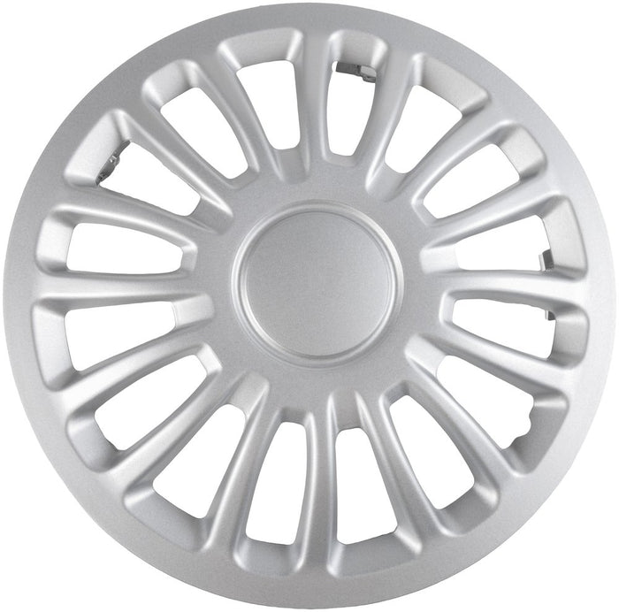 Set copricerchi auto grigi monza 13'' 4 pezzi in ABS