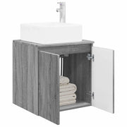 Mobile Lavabo | Armadio Lavabo da Parete Sonoma grigio 49,5 x 41 x 63 cm