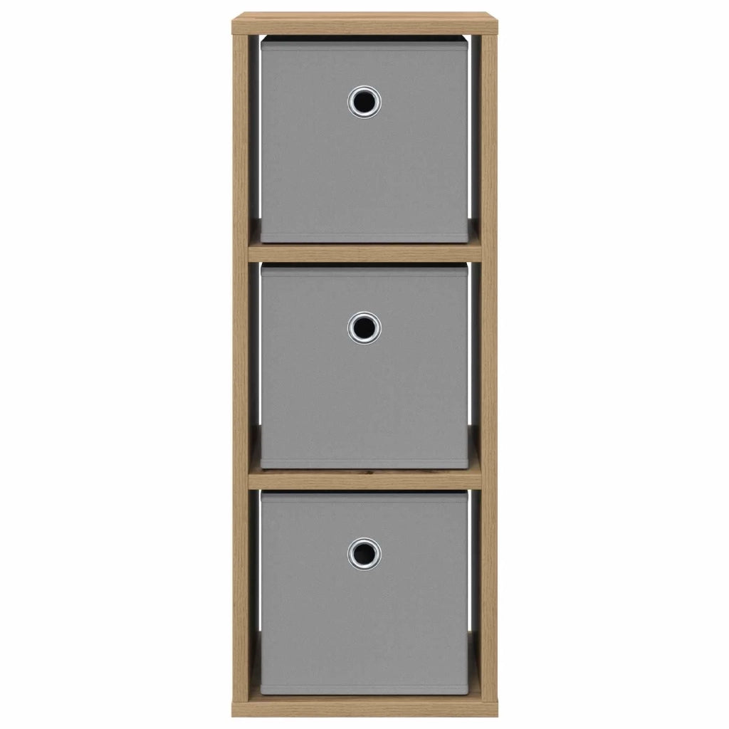 Credenza con cassetto Rovere artigianale 25,5 x 22 x 69,5 cm