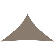 Vela ombreggiante triangolare in tessuto Oxford 5 x 5 x 6 m tortora 02_0009919