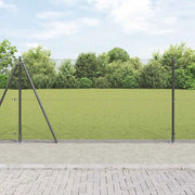 Palo della recinzione Grigio 25 x 1,2 m (rete da 12 x 12 mm)