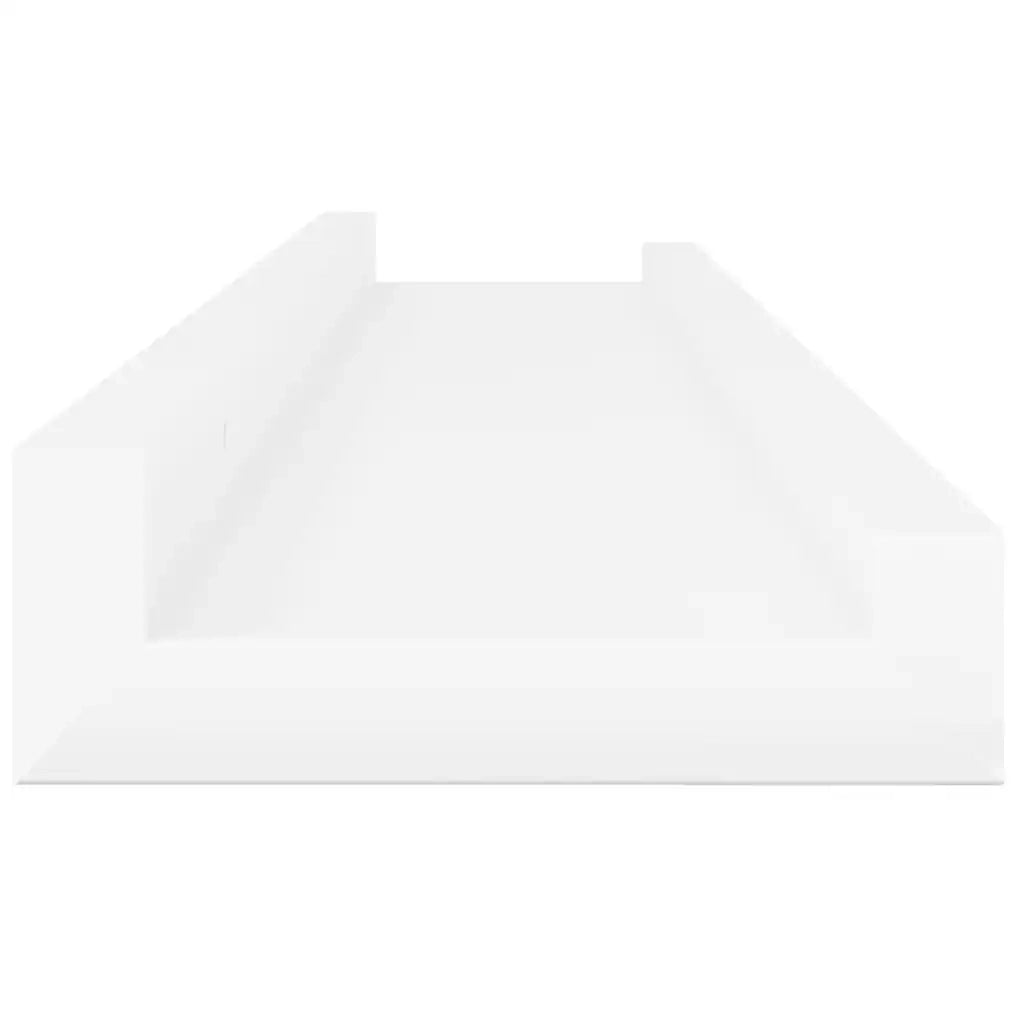 Mensole da Parete 2 pz Bianco Lucido 60x9x3 cm cod mxl 33676