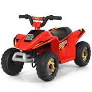 Quad buggy elettrico per bambini 73 x 40 x 44,5 cm avanti/indietro design moderno in rosso PP 20_0013328