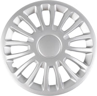 Set copricerchi auto grigi monza 14'' 4 pezzi in ABS