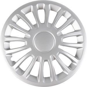 Set copricerchi auto grigi monza 14'' 4 pezzi in ABS