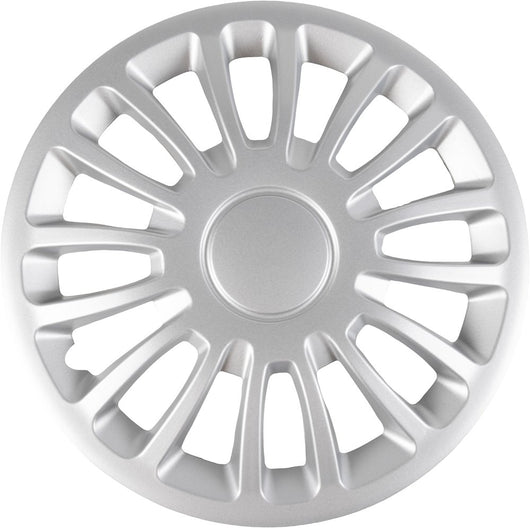 Set copricerchi auto grigi monza 14'' 4 pezzi in ABS