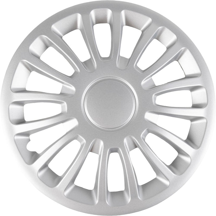 Set copricerchi auto grigi monza 14'' 4 pezzi in ABS