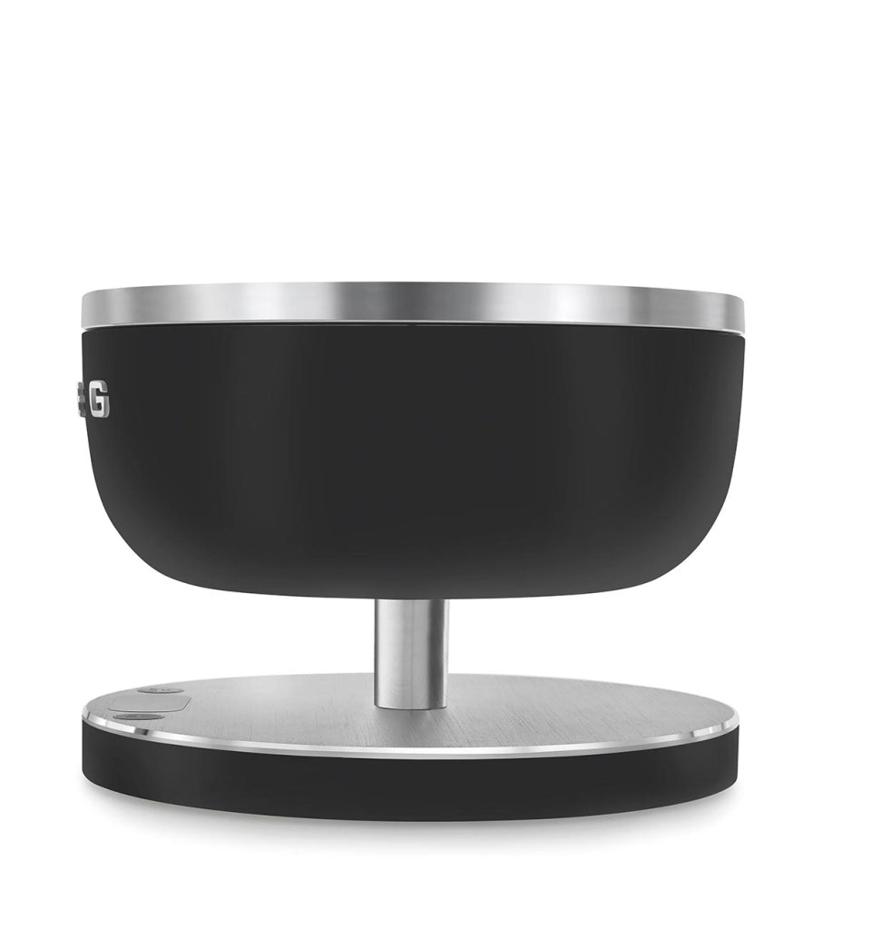 Smeg ksc01blmww bilancia da cucina digitale nero, opaca estetica collezione
