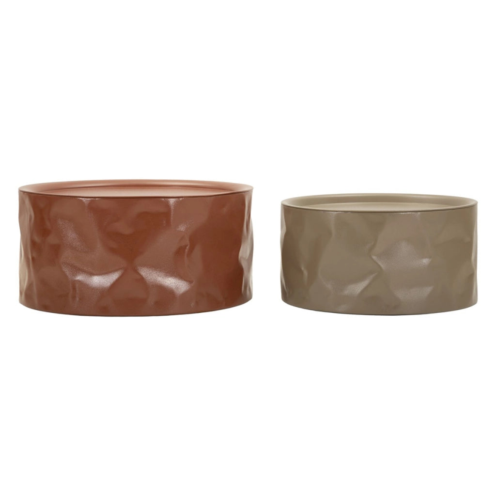 Set di Tavolini VKH1126, Multicolore, Metallo, 62x62x30 cm