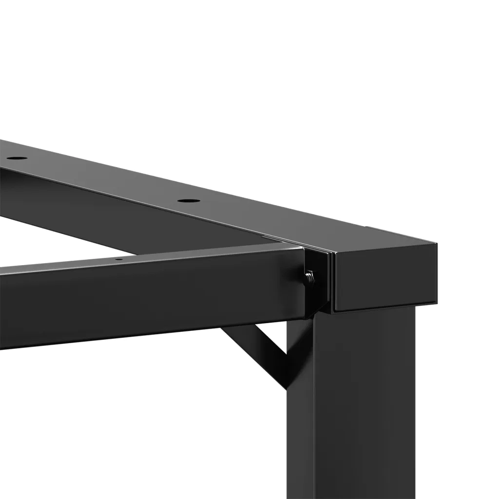 Telaio Gambe a O per Tavolino da Salotto 60x50x38 cm in Acciaio 357871