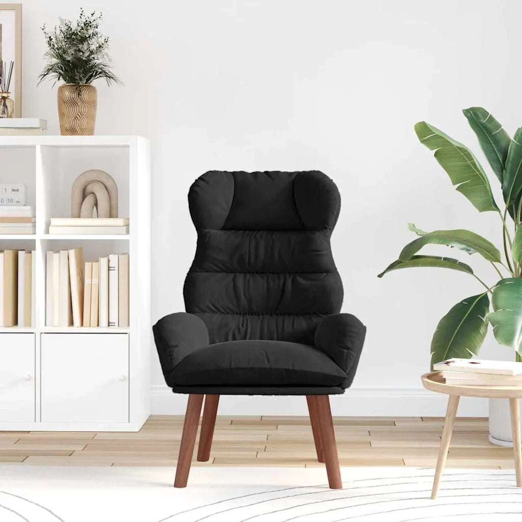 Divano Sedia-Poltrona-Poltroncina Nero 69 x 74 x 93 cm Velluto 943211
