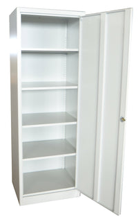 Armadio Portadocumenti da Ufficio 4 Ripiani in Metallo Fadi Grigio