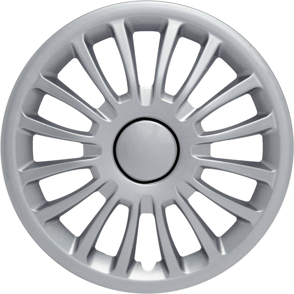 Set copricerchi auto grigi monza 15'' 4 pezzi in ABS