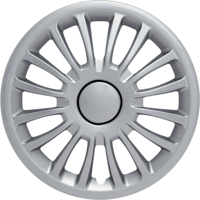 Set copricerchi auto grigi monza 15'' 4 pezzi in ABS