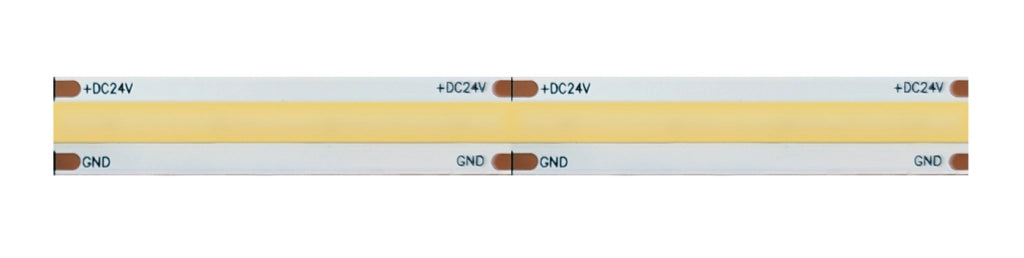 Striscia led 5m COB IP65 monocolore da 15W/MT 24V - 6000K