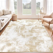 Tappeto beige bassopoli - moderno e lavabile - 160 x 230 cm