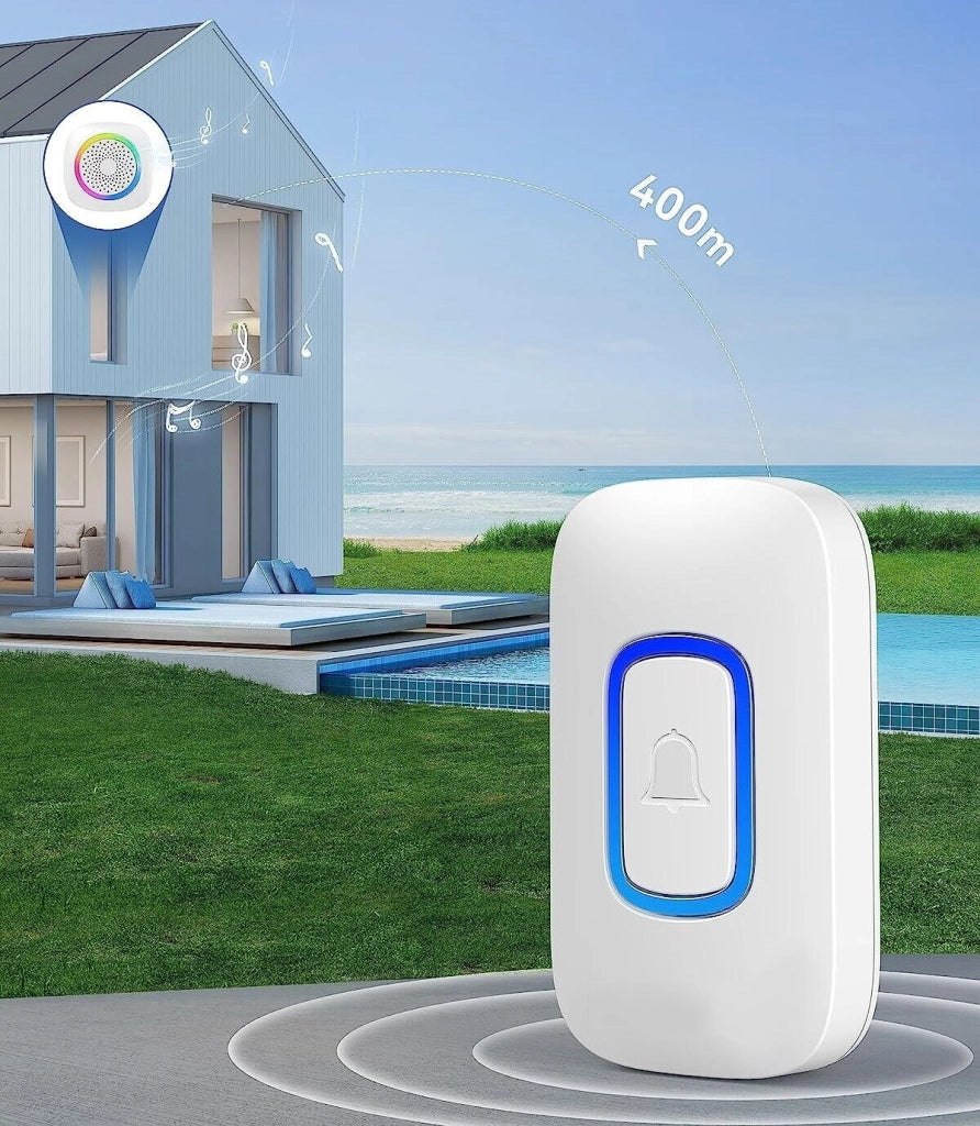 Campanello senza fili wireless per casa ufficio luce RGB 60 melodie RL-3995