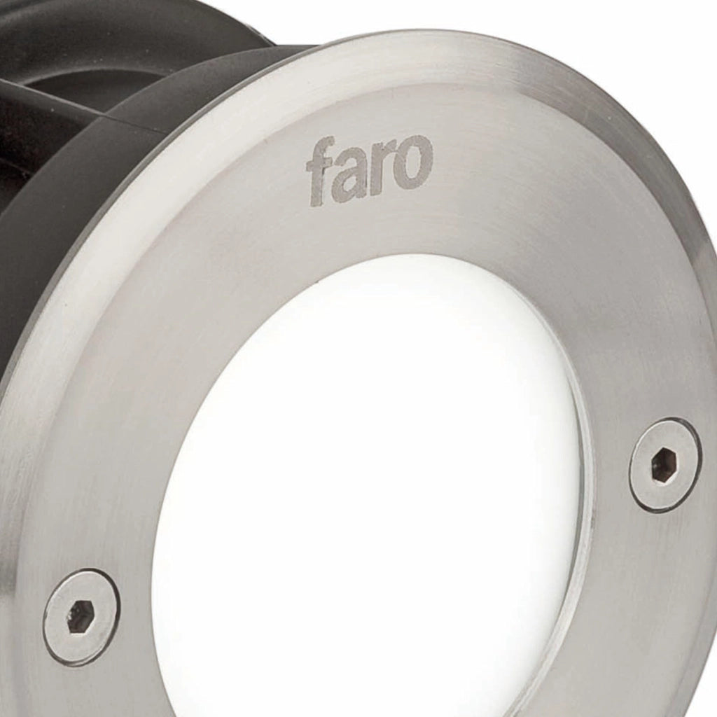 FARO BARCELONA 71498N - LED 18 R Lampada Incasso Rotondo Inox 3000K