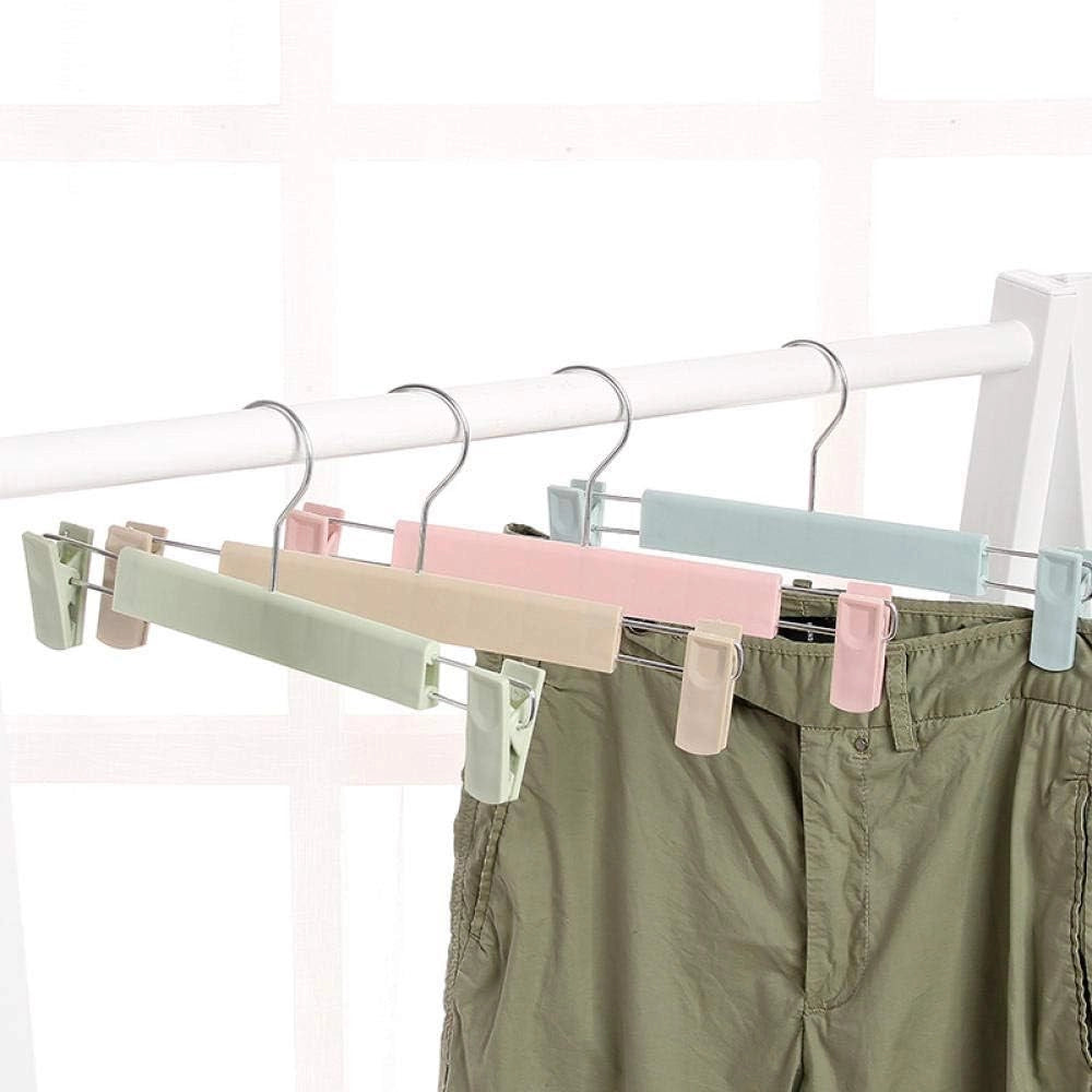 Trade Shop - Set 2 Grucce Pantaloni In Legno Colorate Armadio Clip Antiscivolo Gonne Shorts -