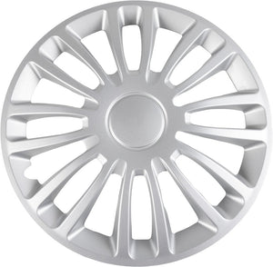 Set copricerchi auto grigi monza 16'' 4 pezzi in ABS