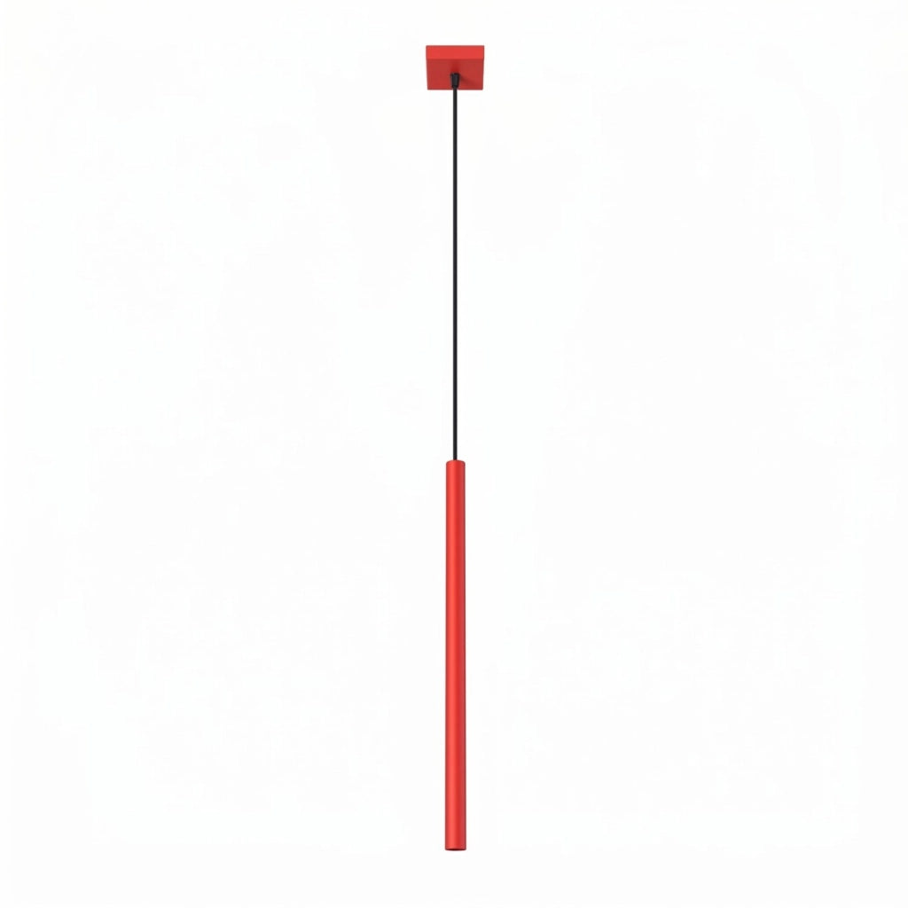 Lampada a sospensione PASTELO 1 rosso