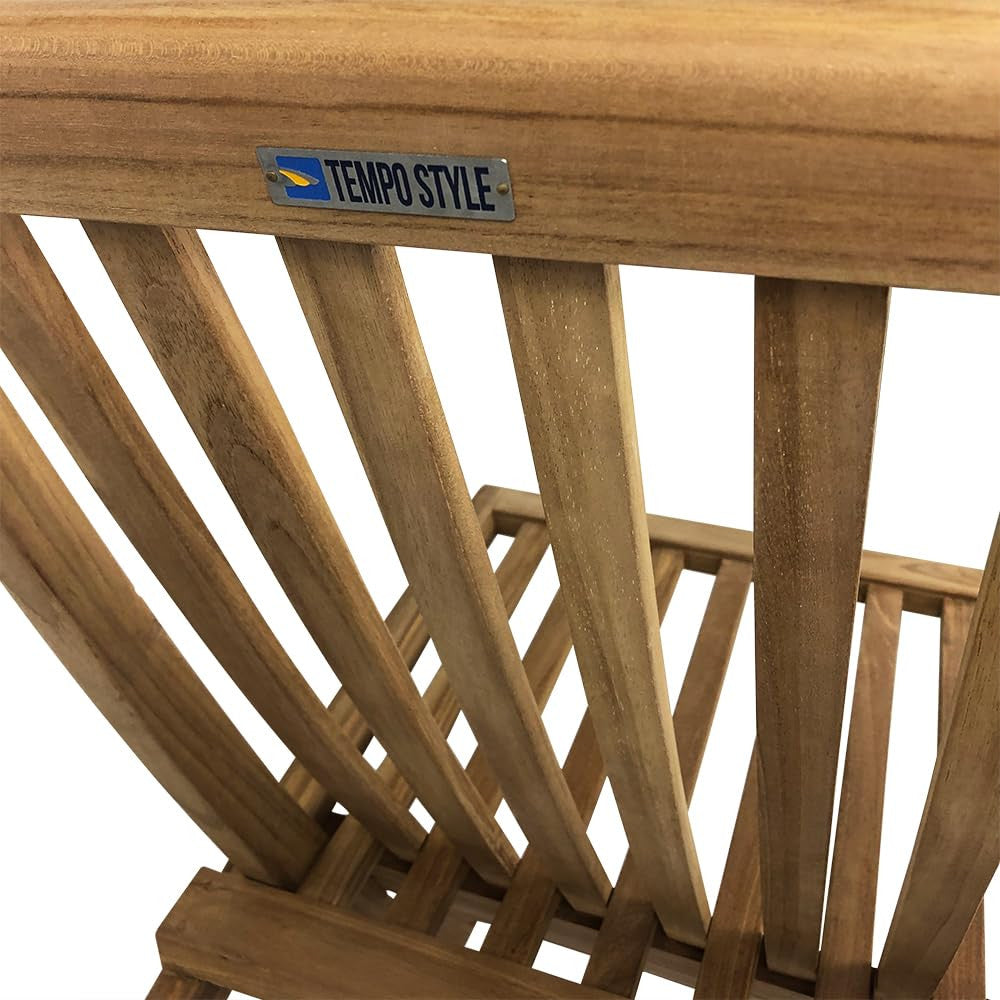 Poltrona Pieghevole Camel Design Ergonomico Salvaspazio in Legno Teak