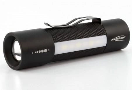 Ansmann 1600-0137 torcia Nero, Bianco Torcia a mano LED