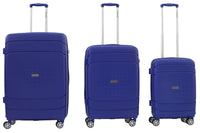 Set 3 Valigie Trolley Rigide in Polipropilene 4 Ruote TSA Ravizzoni Cuba Libre Blu