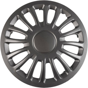 Set copricerchi auto antracite monza 13'' 4 pezzi in ABS