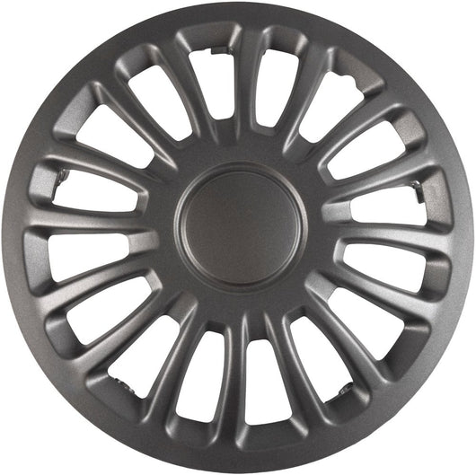 Set copricerchi auto antracite monza 13'' 4 pezzi in ABS