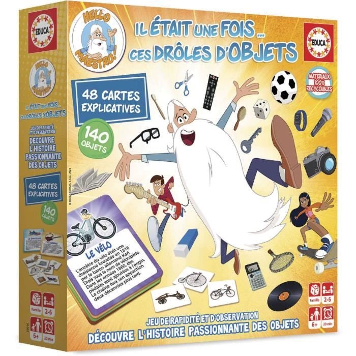 Gioco di velocità - EDUCA - C'era una volta... Questi Divertenti Oggetti - Osservazione e scoperta storica dei bambini di 6 anni