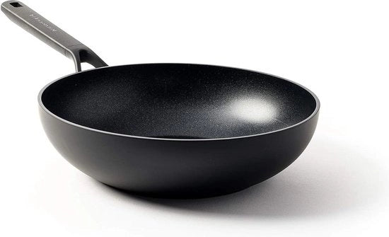 Pentola Induzione 28 cm 3 strati Antisud Antiaderente - Resistente al Forno - Nero