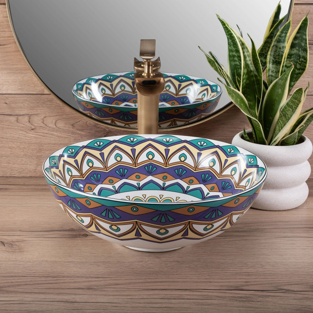 Lavabo Da Appoggio Rea Aztec