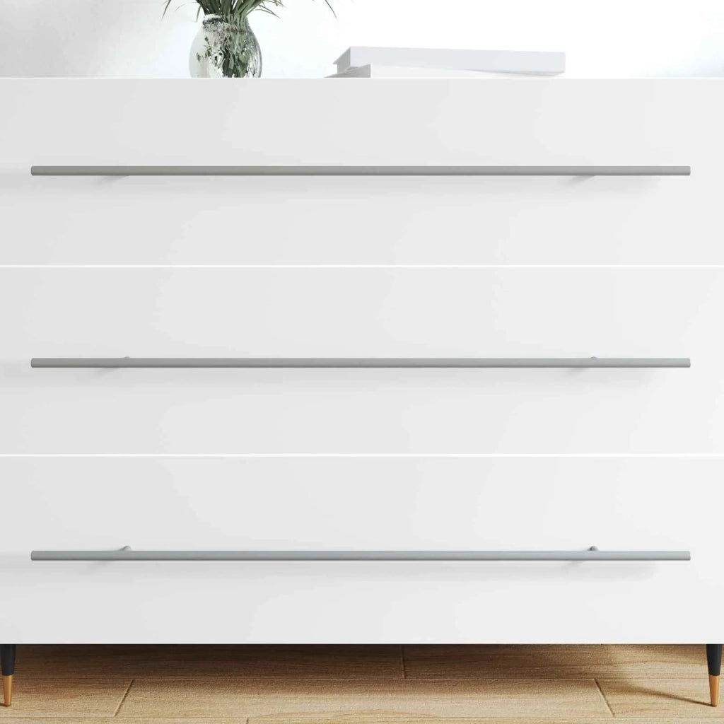 Maniglia per Armadio 12 pz Argento 800 mm Acciaio inossidabile CFW1155620