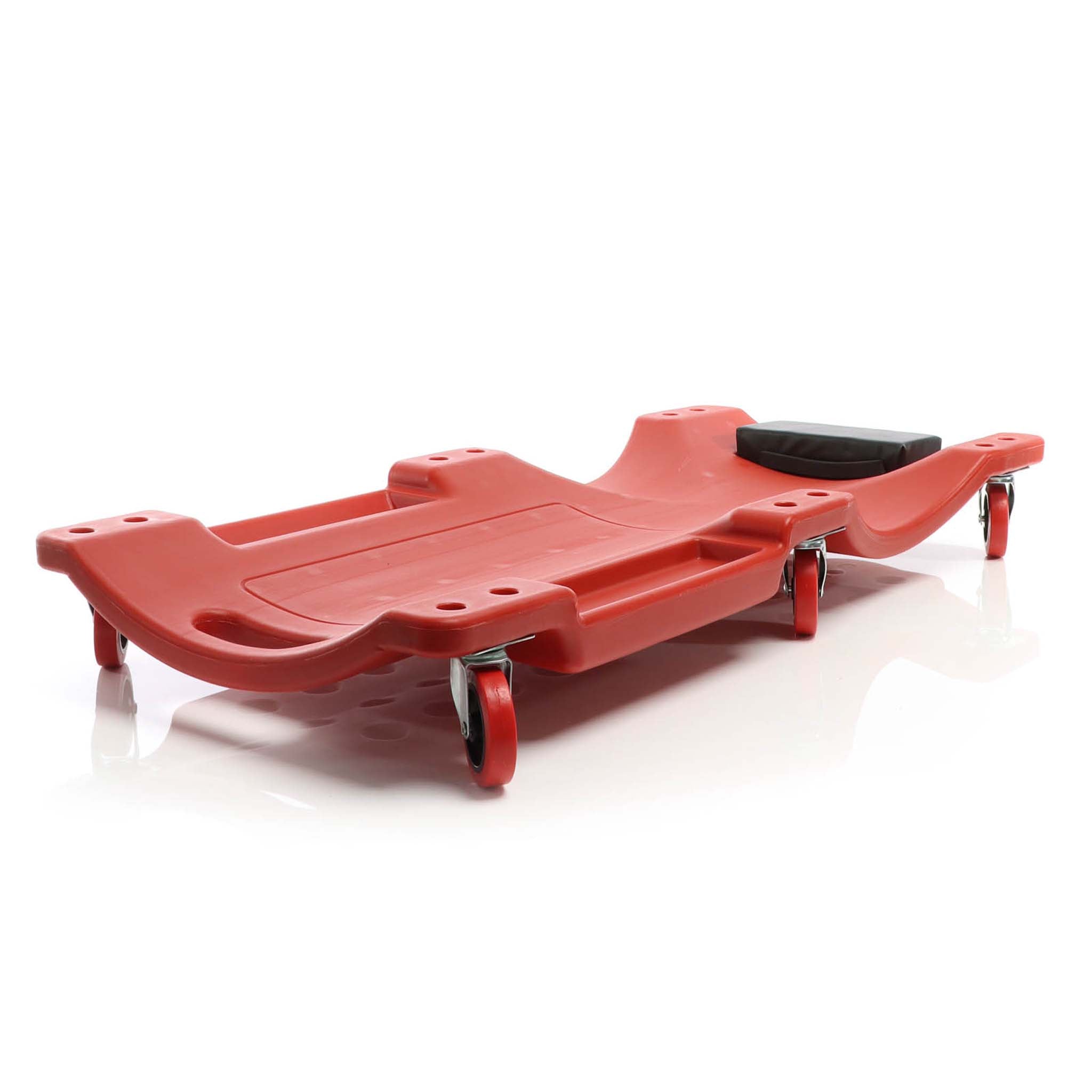 Sdraio da officina 91x42,5x11,5 cm Lettino da meccanico  2 scomparti per attrezzi Max 100 kg