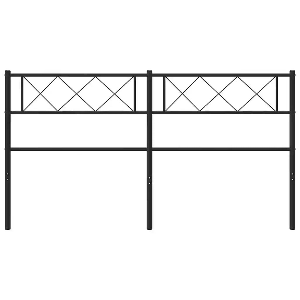 Testiera | Testata di Ricambio in Metallo Nero 150 cm