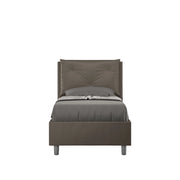 Letto Singolo 80x190 cm con Rete Appia Cappuccino