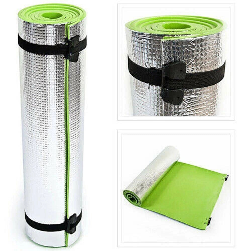 Trade Shop - Tappeto Isolante Rivestito In Alluminio 180 X 50 Cm Vari Colori Sport Campeggio -