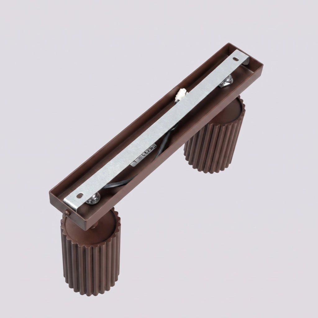 Plafoniera KARBON 2 marrone