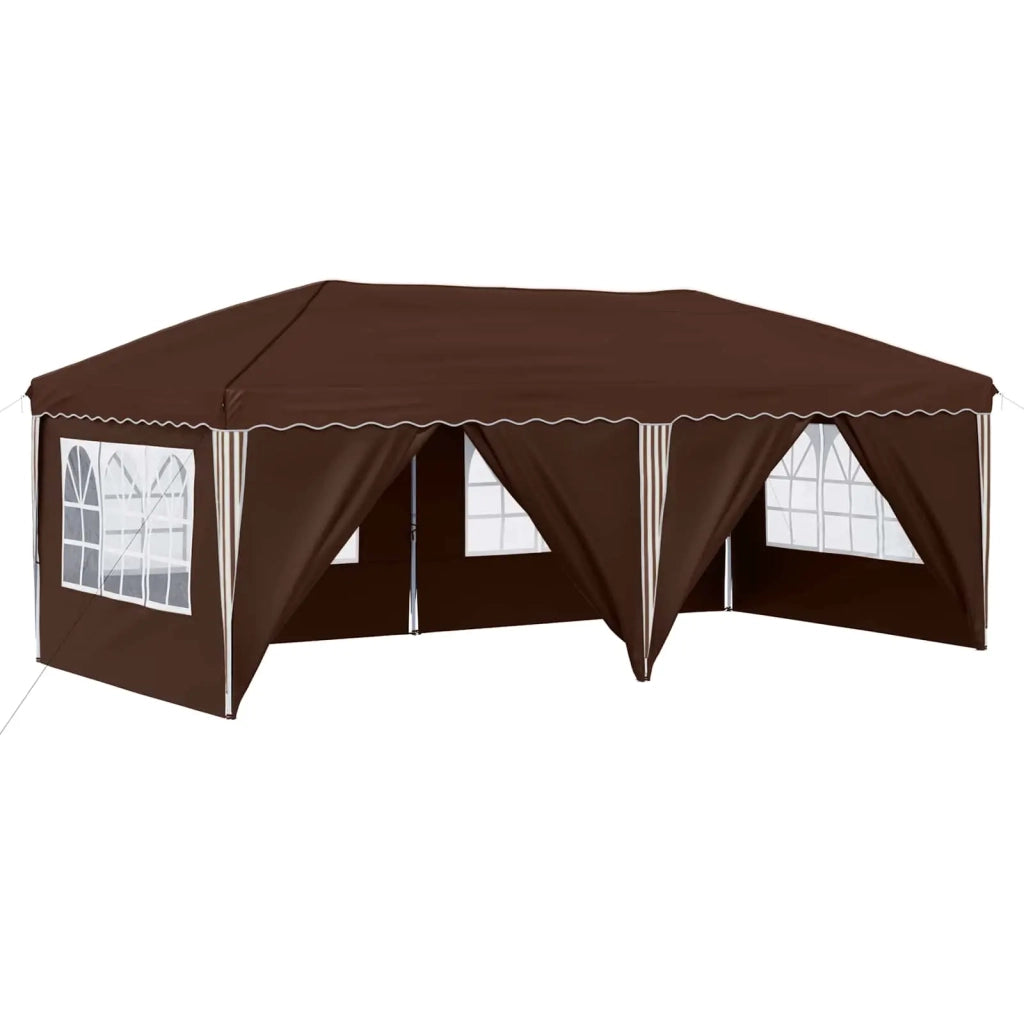 Tenda per feste a pop-up 575 x 288 x 245 cm Marrone 42019808