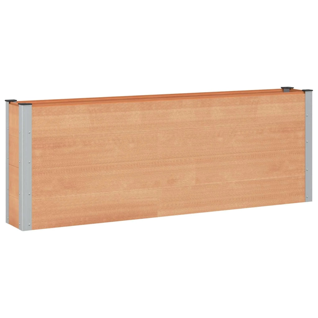 Letto rialzato da giardino Marrone 200 x 30 x 72 cm