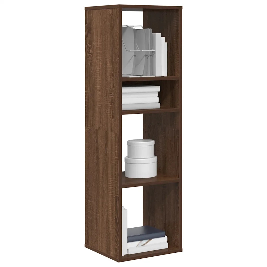 Libreria Rovere Marrone 34x31x112 cm in Legno Multistrato 860289