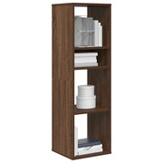 Libreria Rovere Marrone 34x31x112 cm in Legno Multistrato 860289