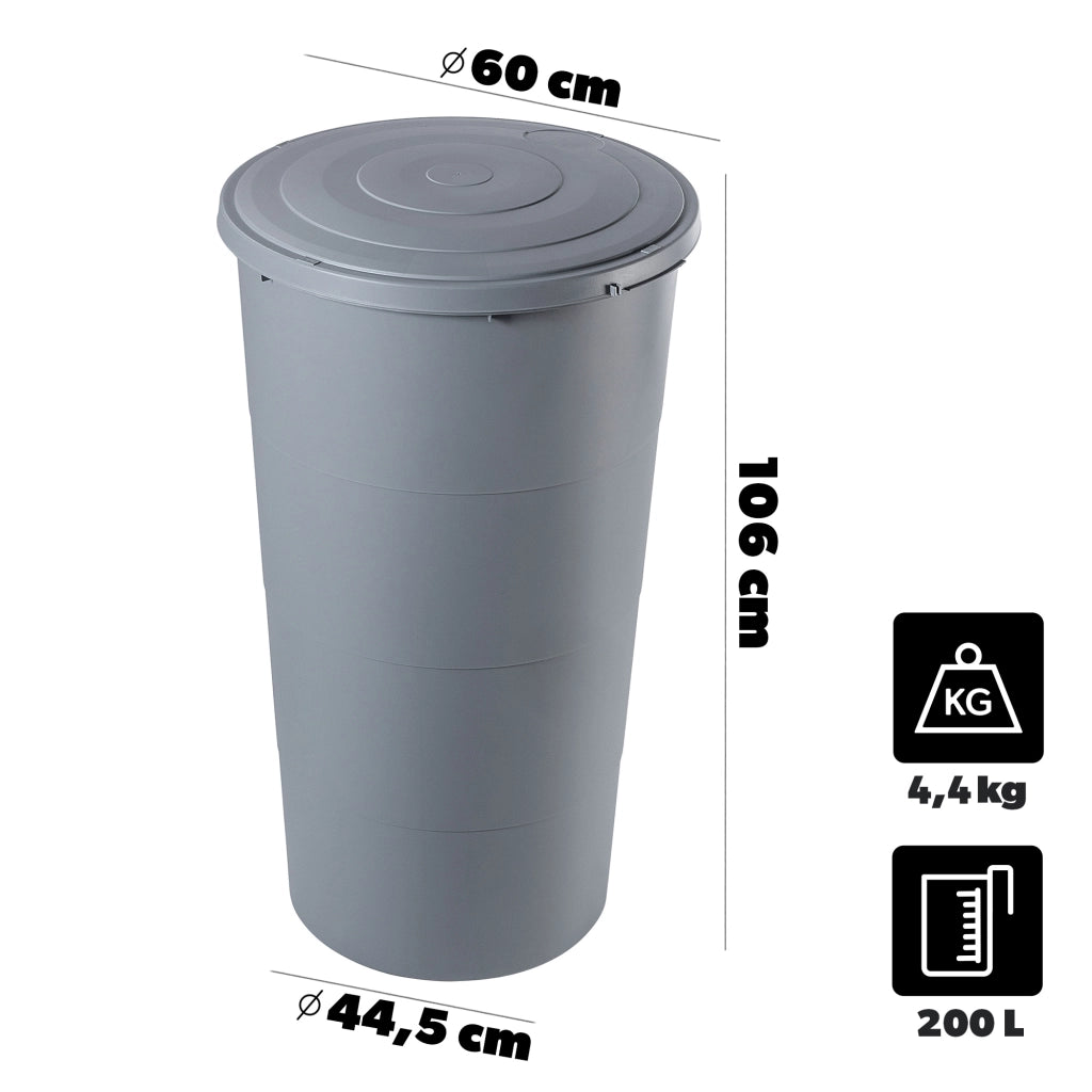 Kit di collegamento per serbatoio di acqua piovana KADAX da 200 litri