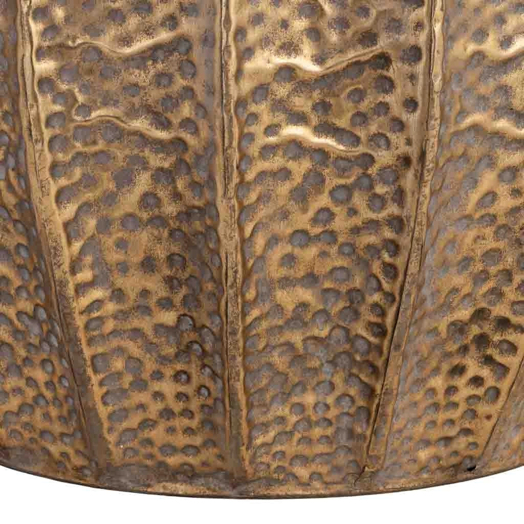 Fioraia in metallo dorato 40,5x40,5x29,5 cm (altezza)