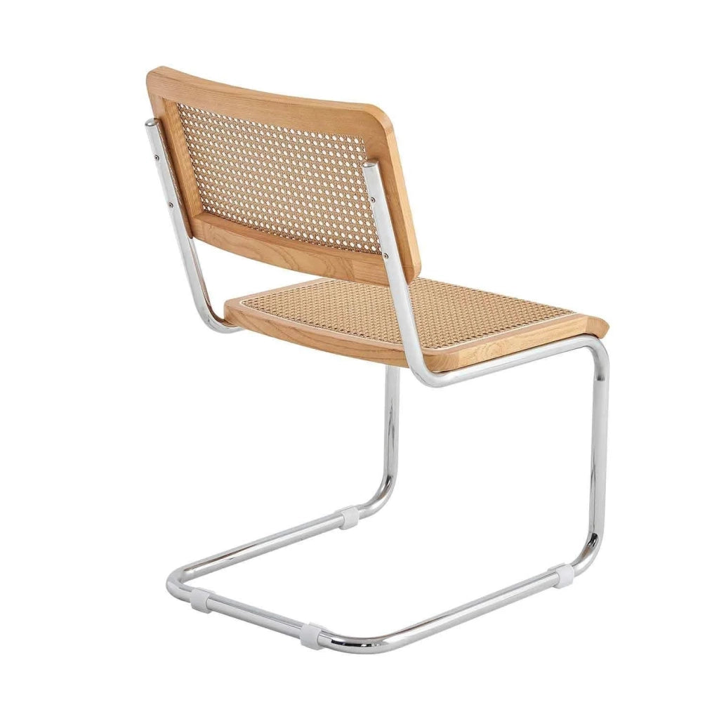 LÚZETE - SEDIA WEBSTER IN RATTAN PL COLORE NATURALE