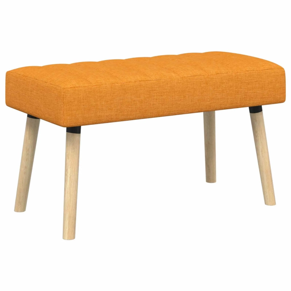 Panchina trapuntata a canale Giallo Scuro 80 x 40 x 46 cm 42038482