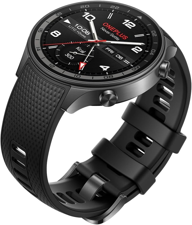 2R Watch con Wear OS 4 di Google, Chipset Snapdragon W5, fino a 100 ore di durata della batteria, display AMOLED da 1,43", oltre 100 modalità sportive, GPS a doppia frequenza, 5ATM, IP68 e