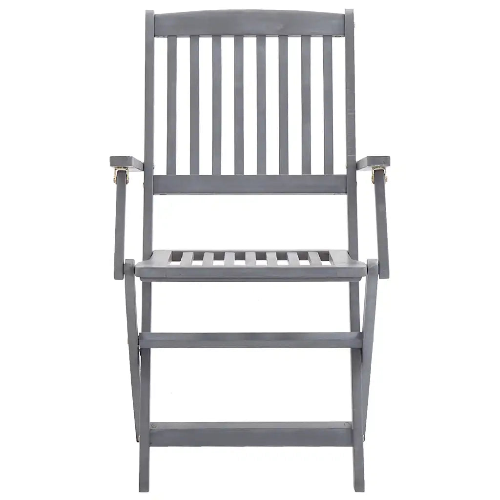 Sedie da Giardino Pieghevoli 4pz con Cuscini in Massello Acacia cod mxl 6325